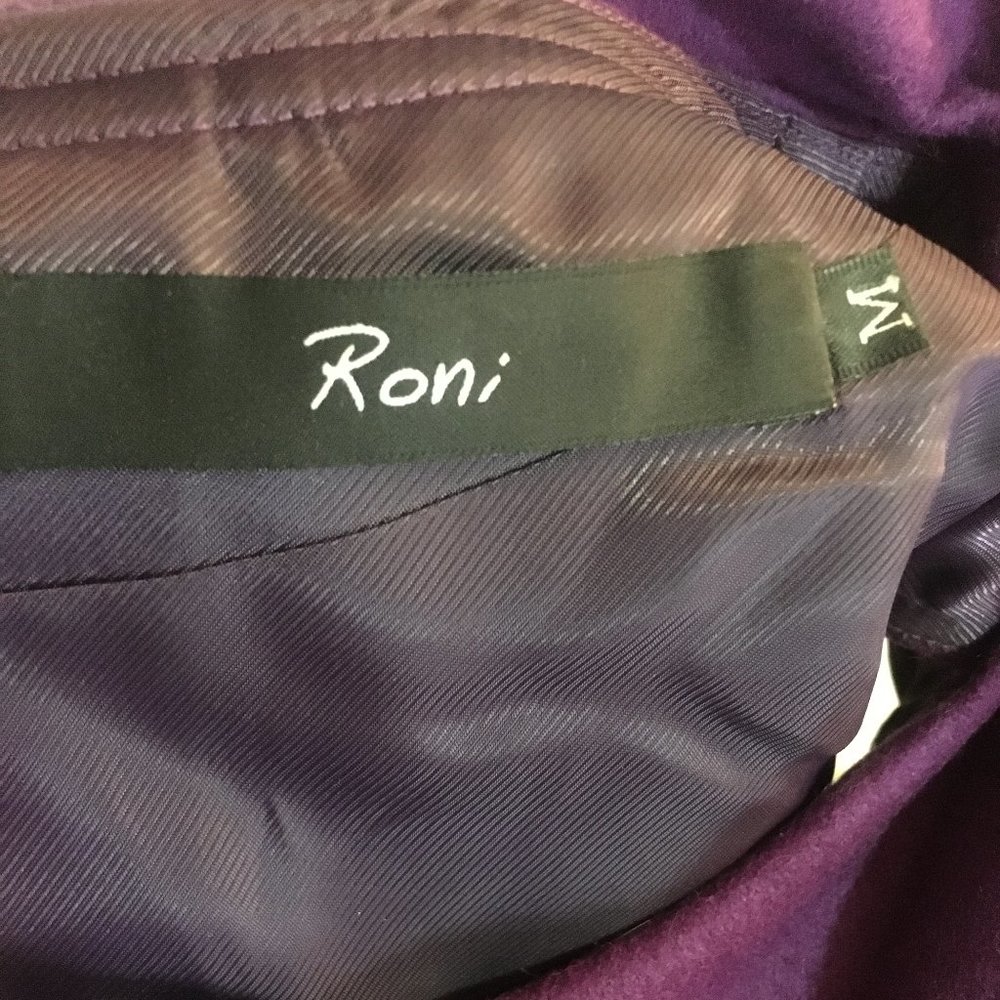 Roni Deep Purple Wool Dress - Picture 12 of 13
